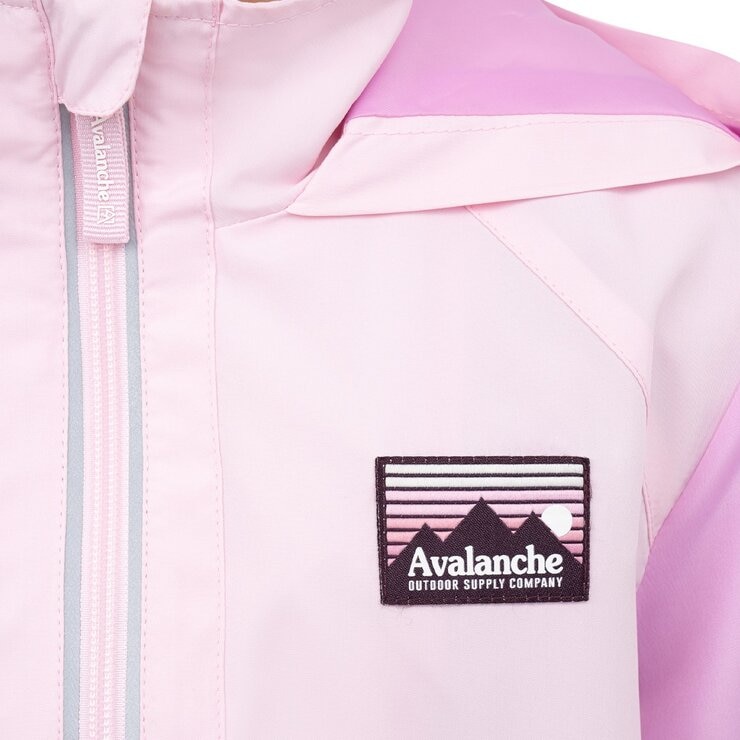 Avalanche 兒童防風外套 粉 XS