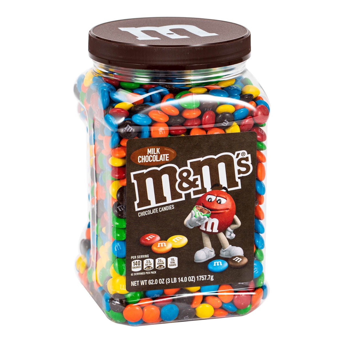 M&M's 牛奶糖衣巧克力罐裝 1757.7公克