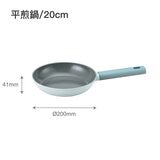 樂扣樂扣 ECO BLUE 鍛造陶瓷不沾鍋 2件組 20公分平煎鍋+28公分炒鍋