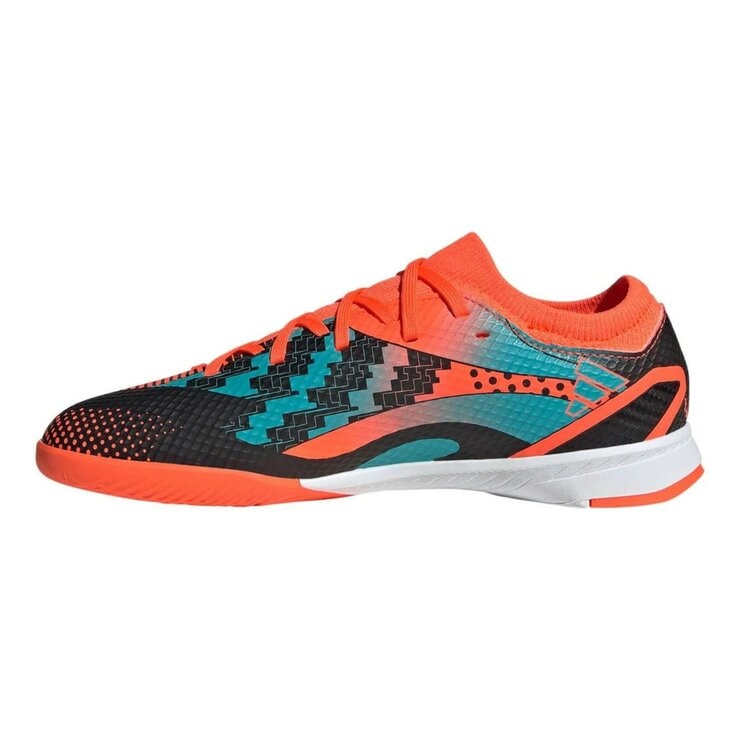 Adidas 大童室內足球鞋 Speedportal Messi.3 IN GZ5143 橘 Adidas 大童室內足球鞋 Speedportal Messi.3 IN GZ5143 橘