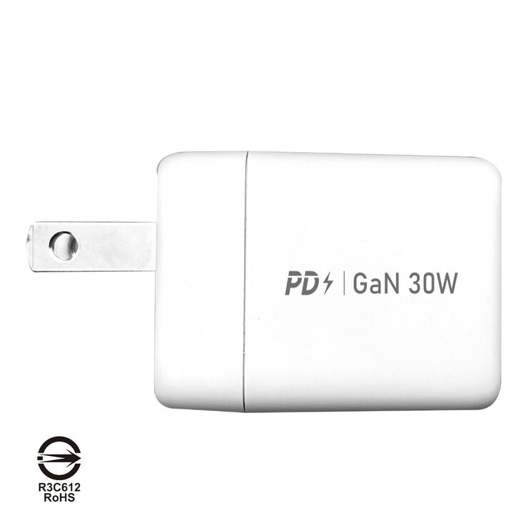 Soodatek GaN 氮化鎵 PD 30W 高速充電器 2入 SGHC1-PC30WT