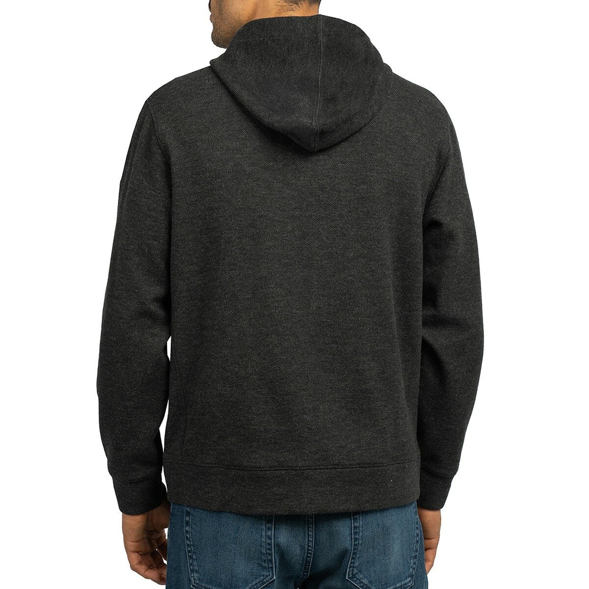 Jachs 男羊毛混紡連帽上衣 深灰