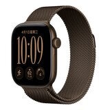 Apple Watch Series 12 [GPS + Cellular] 42 mm Dark Bronze Aluminium Case with Dark Bronze Milanese Loop