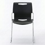 Musical Chairs Cache 可堆疊辦公椅 黑