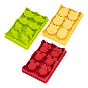 HOUSUXI 舒希 迪士尼系列 矽膠製冰盒含蓋 6件組