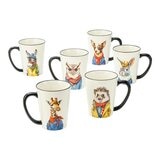 Signature 動物圖案馬克杯 503毫升 X 6件組