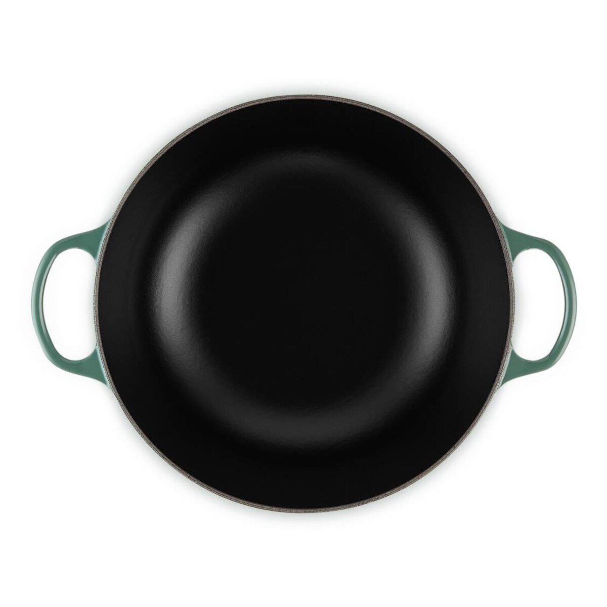 Le Creuset 媽咪鑄鐵鍋 含鋼頭鍋蓋 28公分 綠光森林