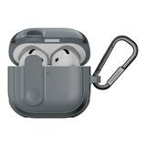 MAGEASY Odyssey 抗衝擊磁扣耳機殼 AirPods 4/5 金屬灰藍