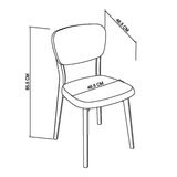 Bentley Designs 橡木餐桌椅 5件組