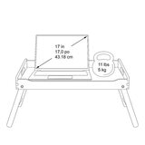 Carrara 竹製多功能摺疊桌 / 床用桌