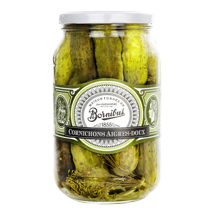 Bornibus 酸甜黃瓜條 每罐 900 公克