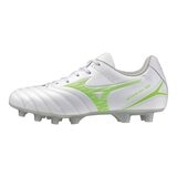 Mizuno 兒童足球鞋 MONARCIDA NEO lll SELECT Jr P1GB252537 白+綠 24公分
