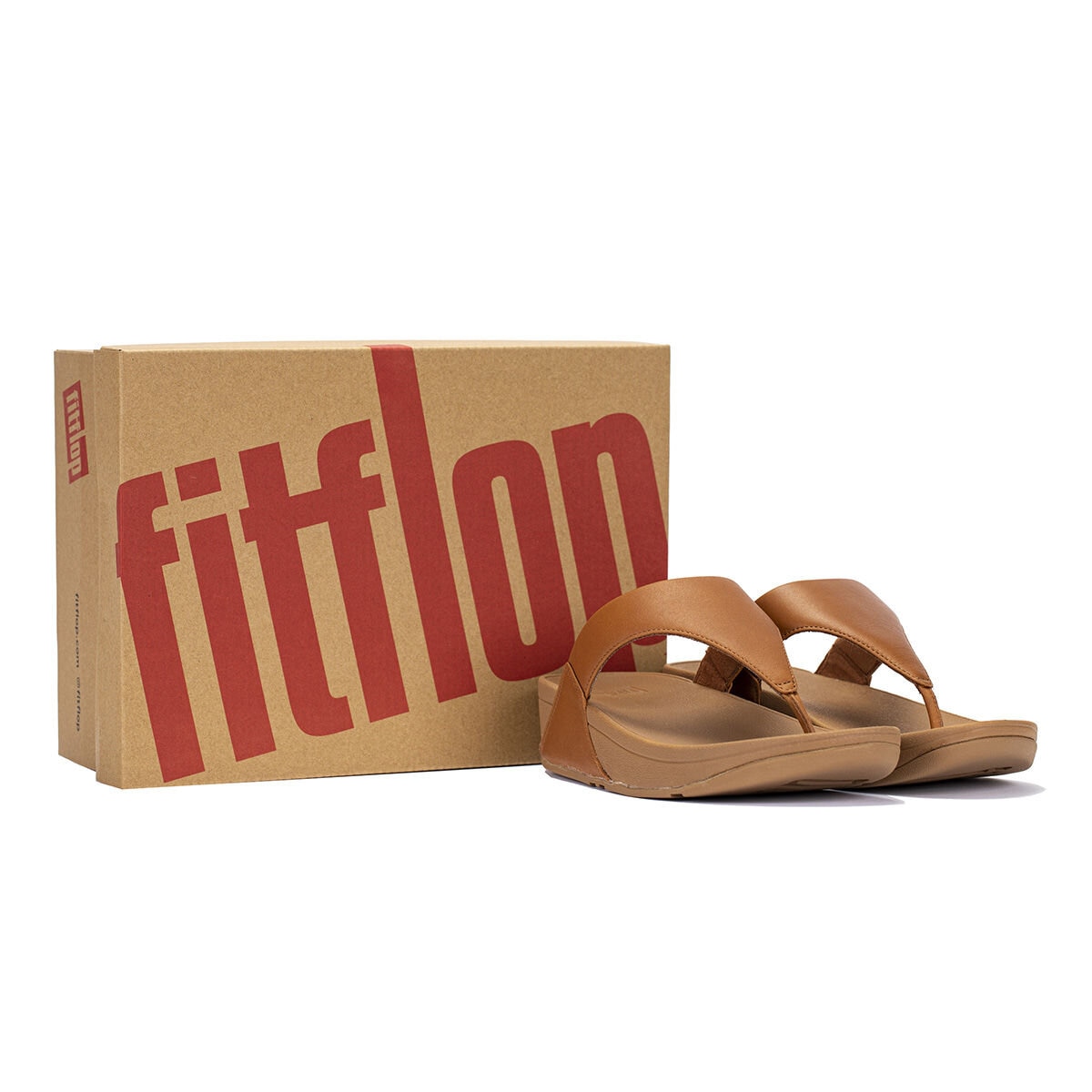 Fitflop 女Lulu夾腳拖鞋 棕