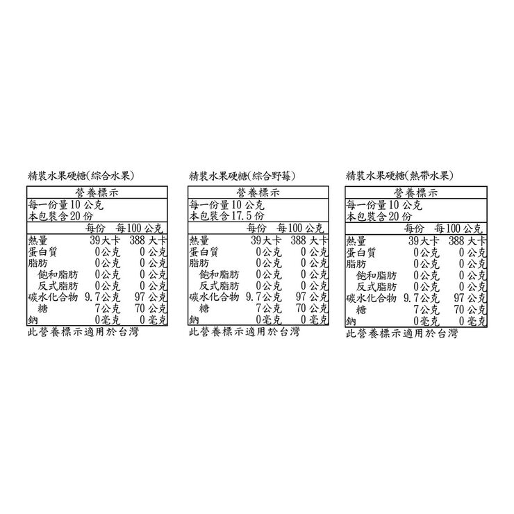 Cavendish & Harvey 精裝水果硬糖 三入組 / 575公克