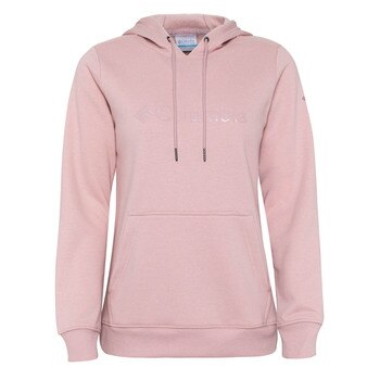 Columbia 女Logo長袖連帽上衣 粉紅 S Columbia 女Logo長袖連帽上衣 粉紅 S