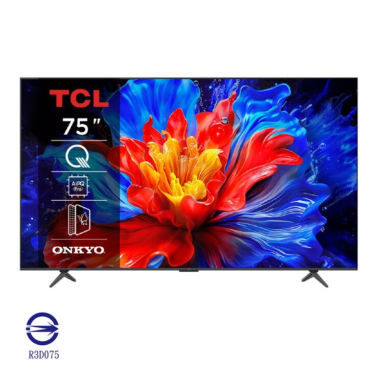 TCL 75吋 4K QLED Google TV 量子智能液晶顯示器 不含視訊盒 75P8K