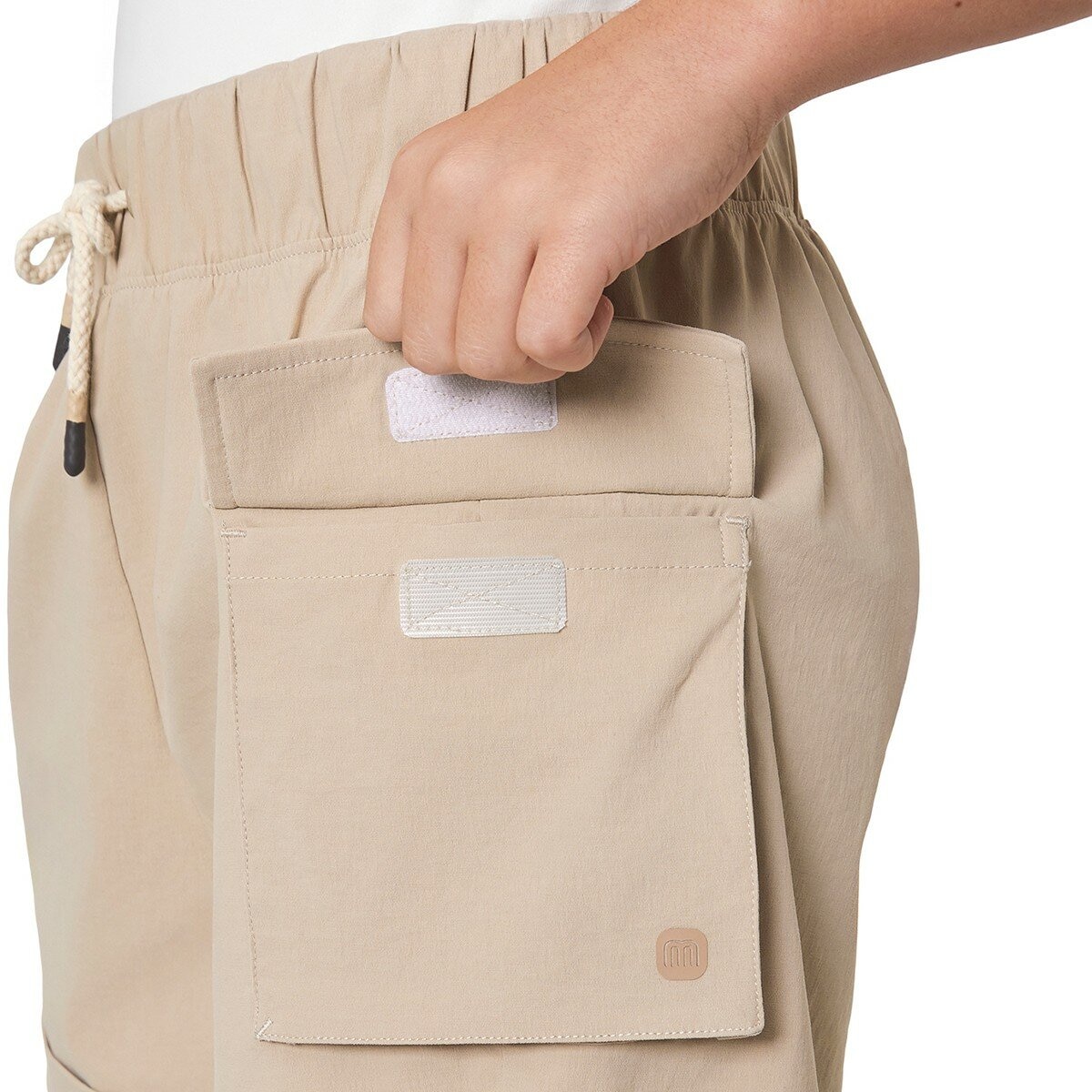 Mondetta 兒童工裝短褲 卡其色