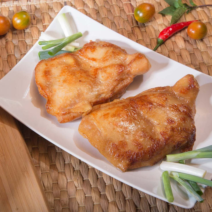 dachan frozen spicy garlic chicken thigh fillet 6.
