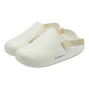 KANGOL 可調式穆勒鞋 白
