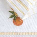 Town & Country 純棉刺繡多用布 4入 43公分 X 71公分 柑橘