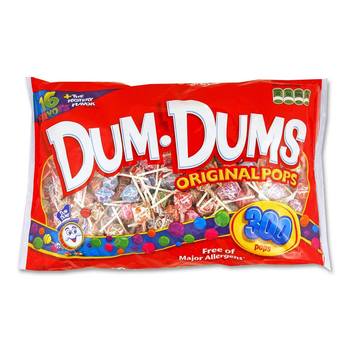 Dum Dum 綜合口味棒棒糖 300入 / 1.45公斤 Dum Dum 綜合口味棒棒糖 300入 / 1.45公斤