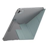 MAGEASY Facet 全方位支架透明背蓋保護套 2024 iPad Pro 11吋 寧靜藍