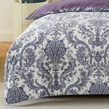 HOYACASA 300織純棉雙人加大床包兩用被套四件組 182公分 X 190公分 暮煙