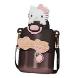 三麗鷗 兒童不鏽鋼保冷保溫瓶 430毫升 Hello Kitty