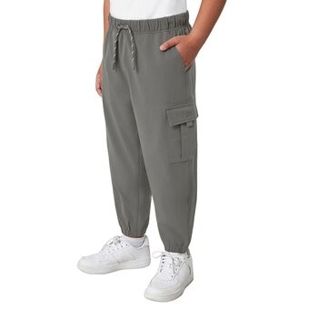 Mondetta 兒童束口長褲 灰 S