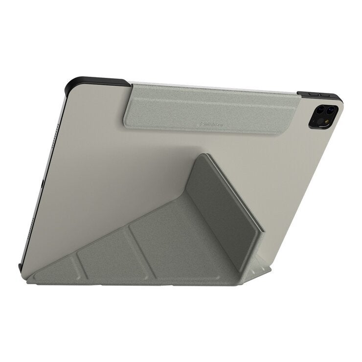 SwitchEasy Origami 全方位多角度支架保護套 iPad Air 13吋 M3 / M2 & iPad Pro 12.9吋 2022 M2 - 2018 星光白