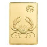 PAMP 12星座黃金條塊 999.9純金 0.5公克 巨蟹座