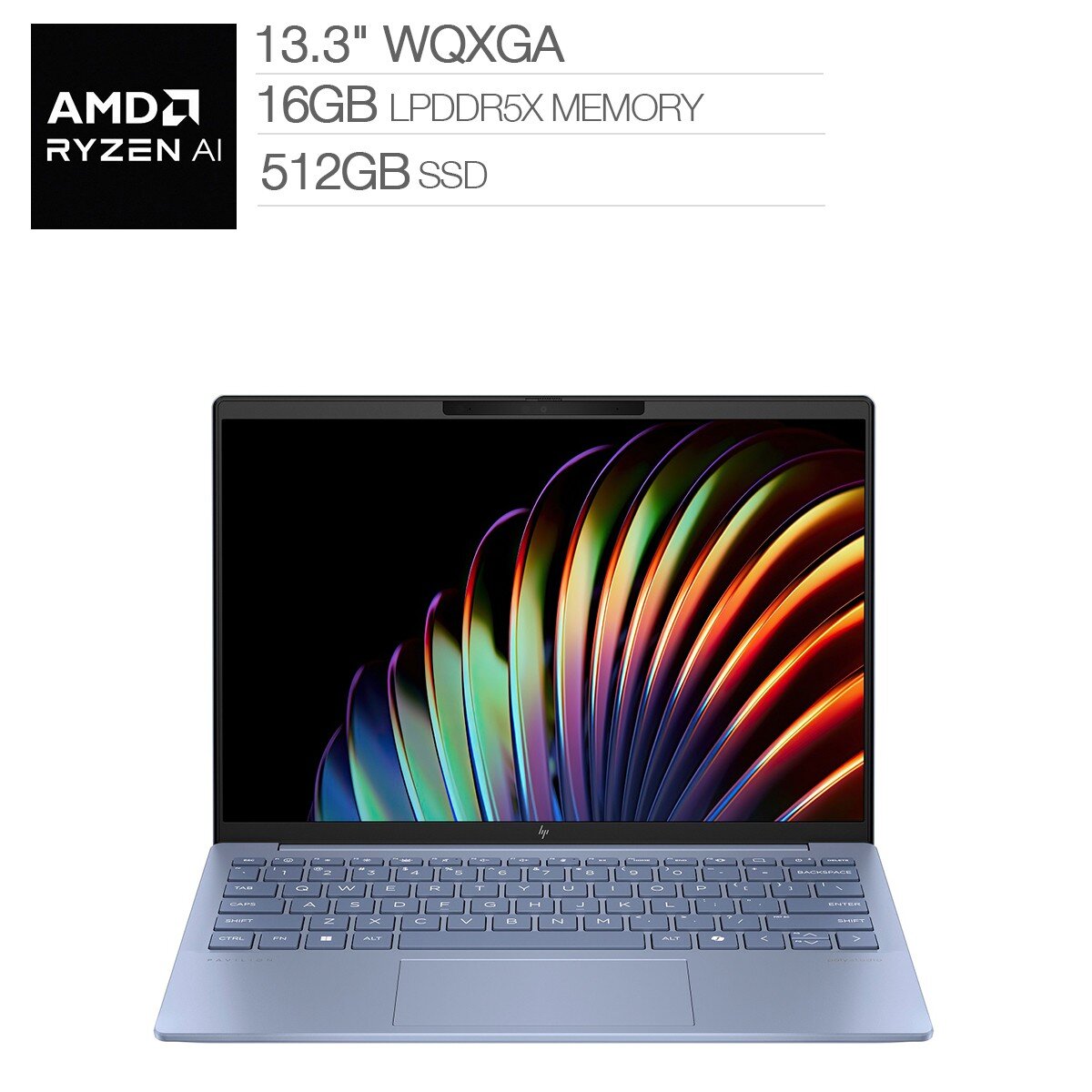 HP Pavilion Aero 13.3吋 AI 筆記型電腦 13-BG0050AU 天空藍