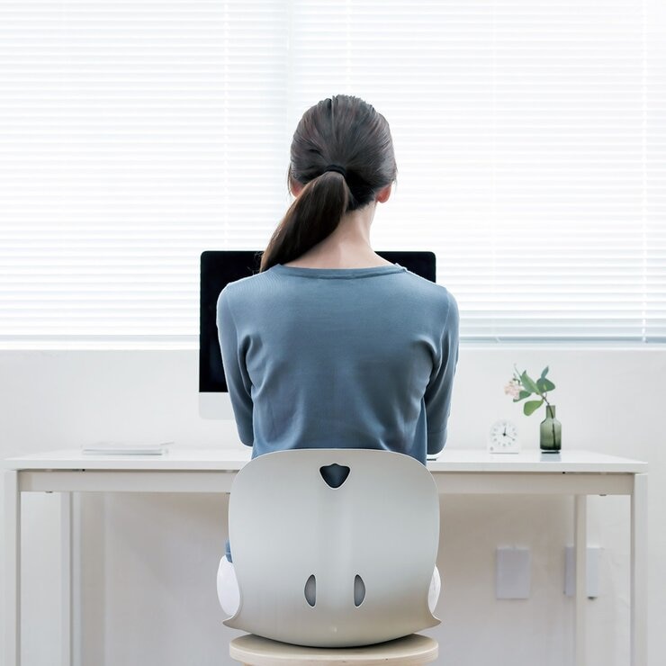 Curble 護脊美學椅 38.0公分 X 31.5公分 X 31.6公分 灰色