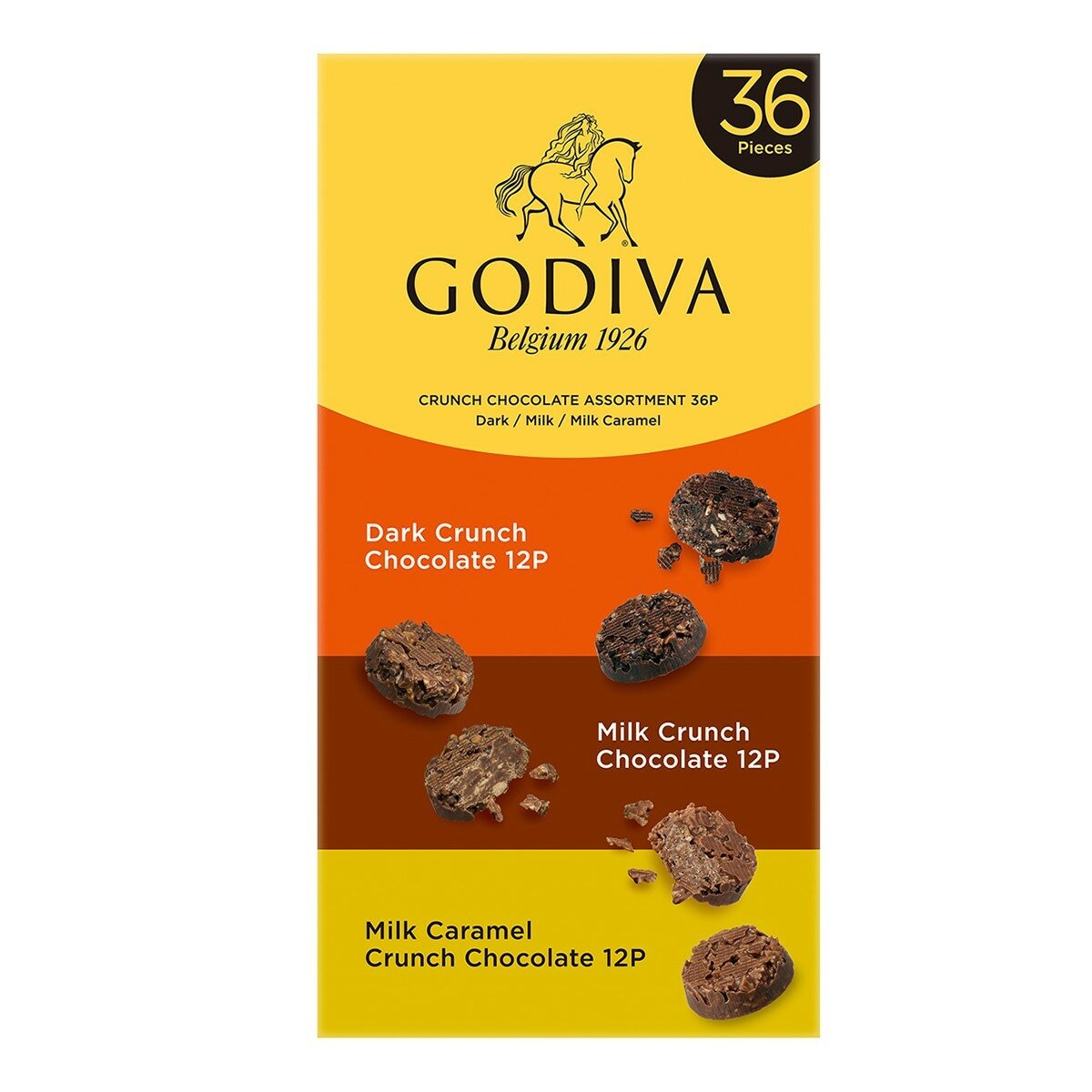 GODIVA 酥片巧克力禮盒 36片裝 GODIVA 酥片巧克力禮盒 36片裝