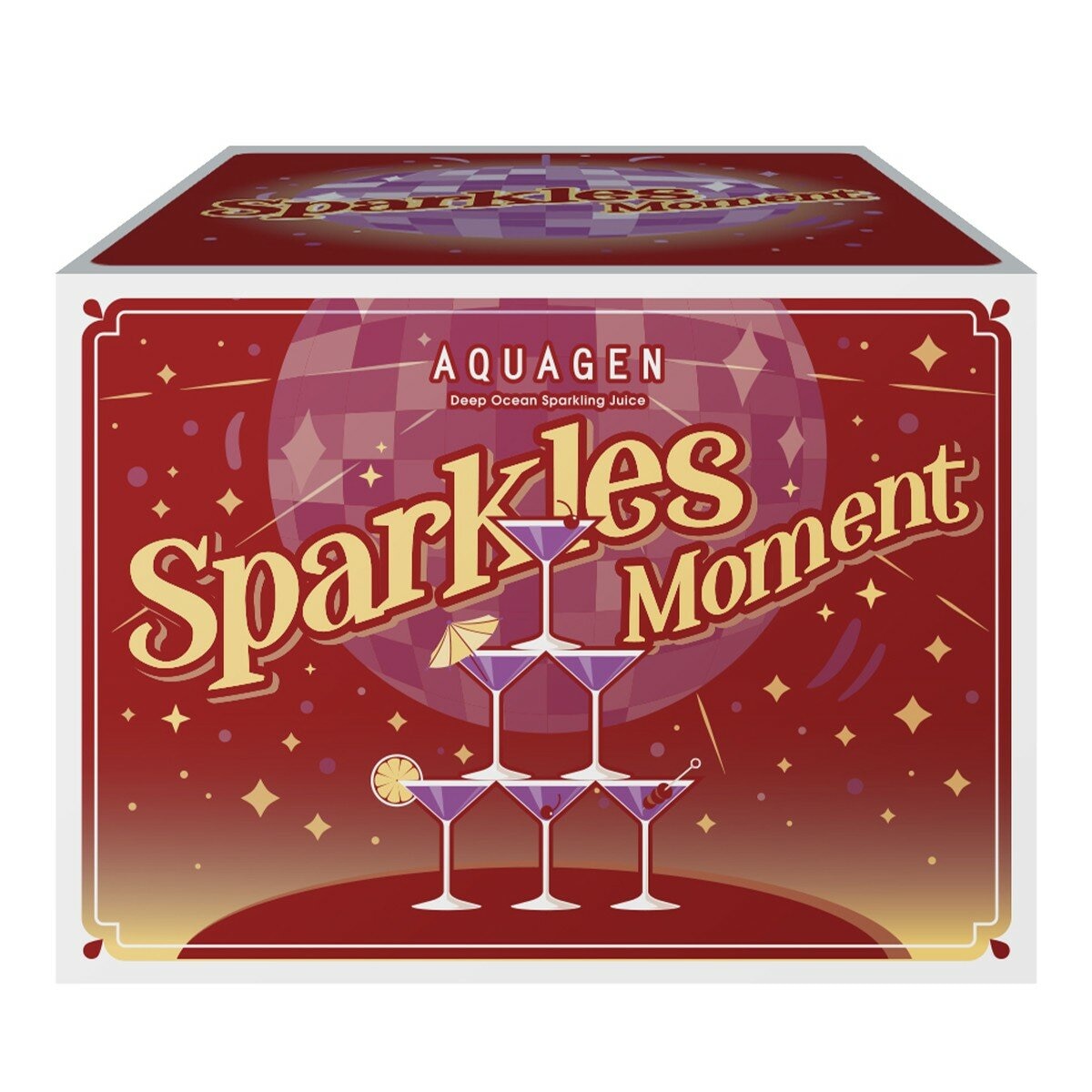 AQUAGEN 奢華果香三部曲 沁樣氣泡飲組 330毫升 X 9瓶