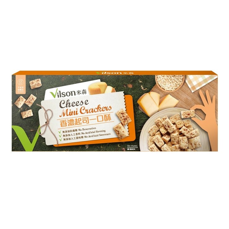 米森 香濃起司一口酥 20公克 X 21包 X 2盒