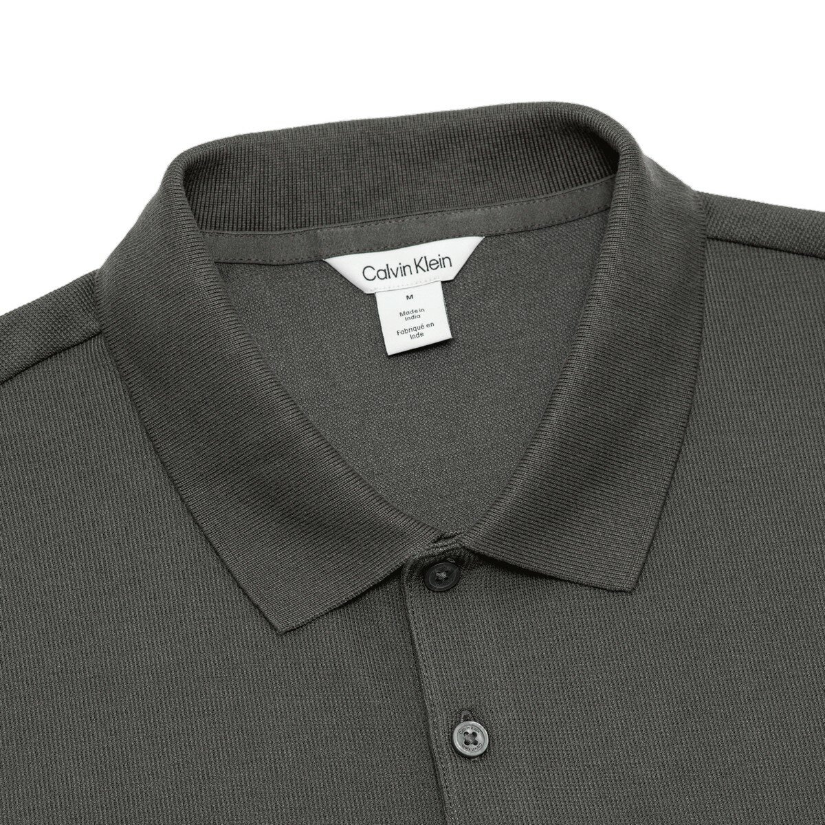Calvin Klein 男短袖Polo衫 深灰