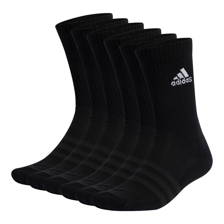 Adidas 男中筒襪六入組