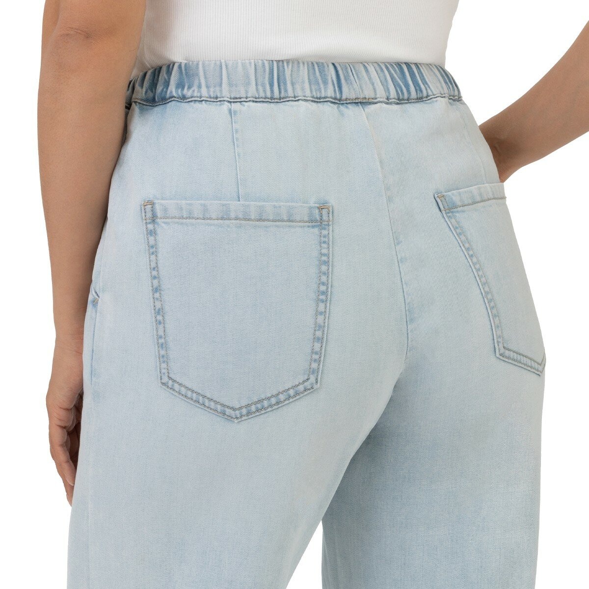 Well Worn 女牛仔休閒褲 淺藍