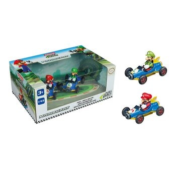 Carrera Mario Kart 1:43 馬赫8迴力車 2入組 / 3歲以上