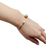 Tokyo Pearl 6.5公釐 - 10.0公釐 18K黃K金 Akoya黃金南海珍珠手環