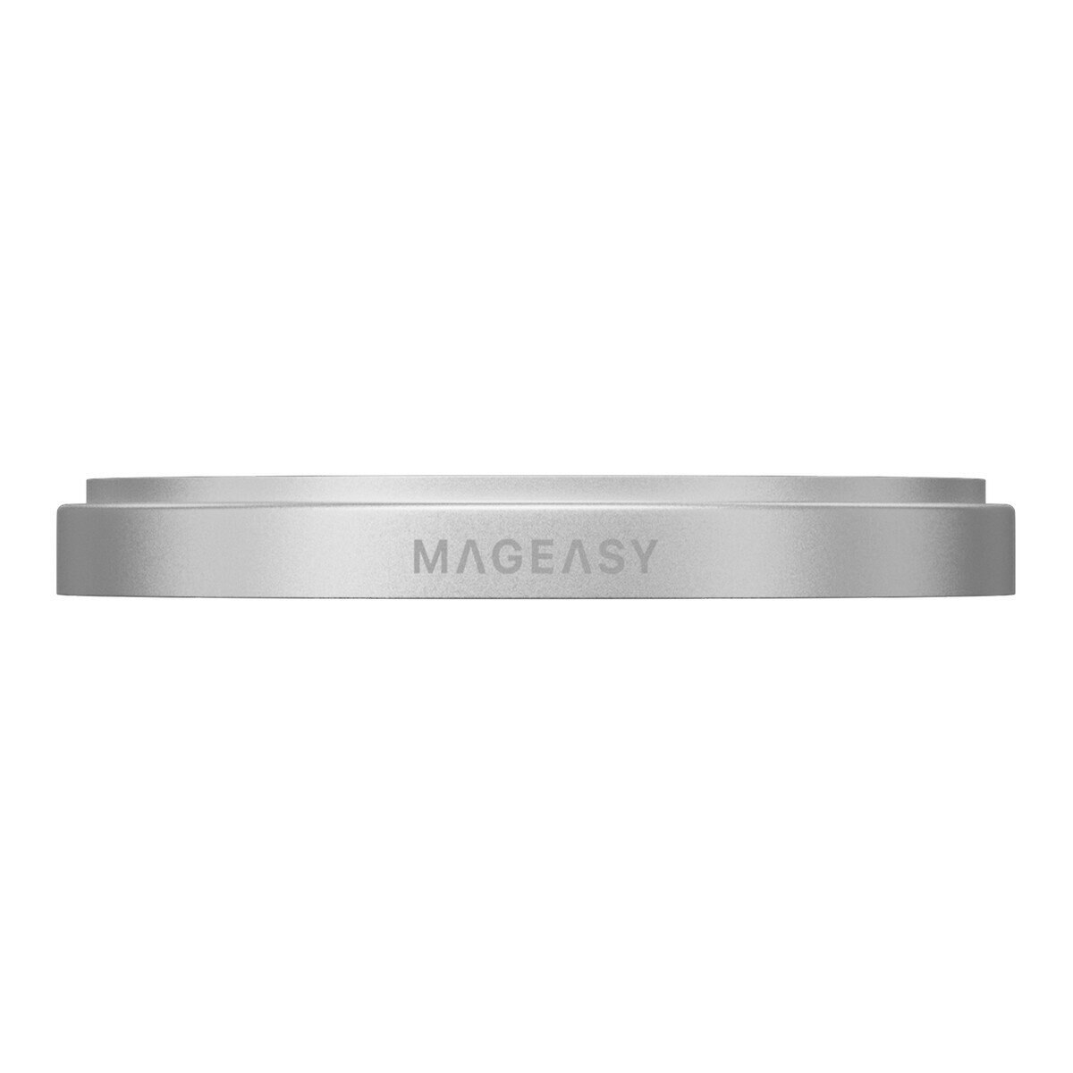 MAGEASY Bright M 不發黃軍規磁吸透明殼 iPhone 17 Pro Max(珊瑚磁圈) + 鏡頭保護貼Lenz(白色) + Vetro 9H 鋼化玻璃保護膜