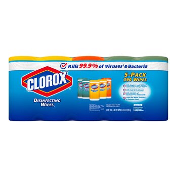 Clorox 高樂氏 萬用清潔擦拭濕巾 78張 X 5入 Clorox 高樂氏 萬用清潔擦拭濕巾 78張 X 5入