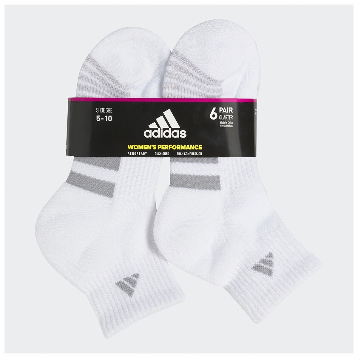 Adidas 女運動襪 6入