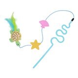 Gigwi 海洋風寵物貓玩具 4 入組 Gigwi 海洋風寵物貓玩具 4 入組