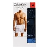 Calvin Klein 男純棉平口褲3入組 S 藍