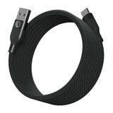 Looploop 第五代磁吸式 USB 充電傳輸線 3入組 星曜黑