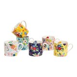 Over & Back 彩繪花紋馬克杯 414毫升 X 6件組 Over & Back 彩繪花紋馬克杯 414毫升 X 6件組