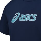 Asics 男短袖運動上衣 深藍 Asics 男短袖運動上衣 深藍