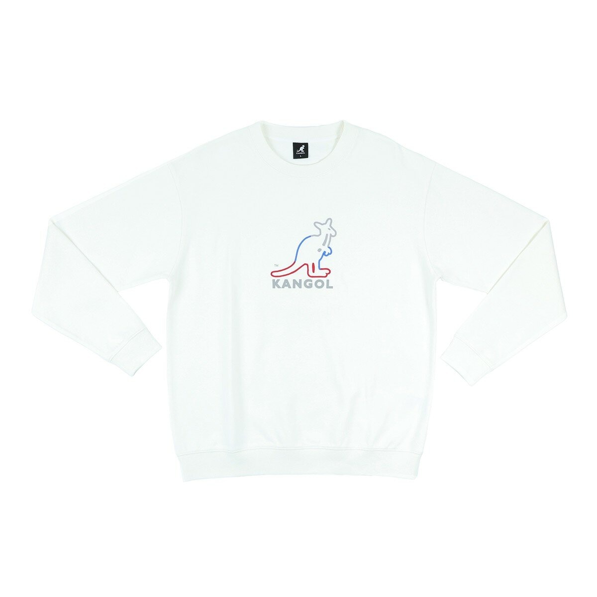 KANGOL 男長袖上衣 白